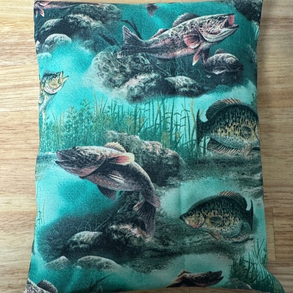 Handmade Other - Fish Hot Cold Rice Bag Therapy Microwavable Heating Heating Pad country